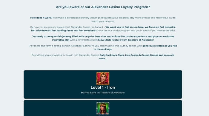 alexander vip