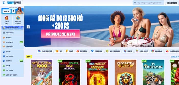 Onlyspins Casino - Aperçu